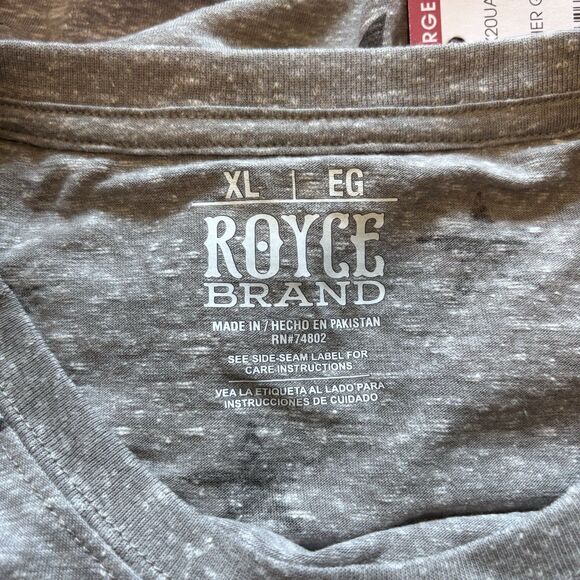 ROYCE BRAND Women Size XL  Short Sleeve Americana Tee Graphic T-Shirt Gray NWT - Picture 5 of 5